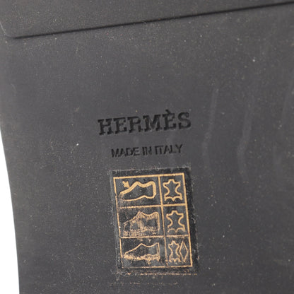 ファースト ケリーバックル ローファー レザー ブラック エルメス シューズ HERMES