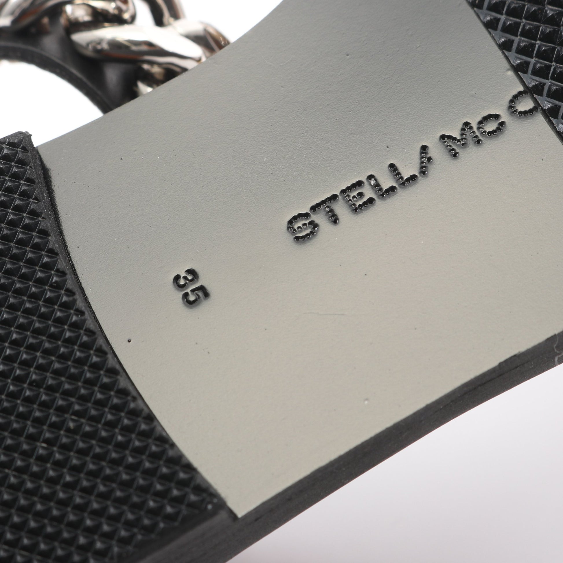 ファラベラ フラット サンダル フェイクレザー ブラック ステラマッカートニー シューズ Stella McCartney
