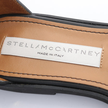 ファラベラ フラット サンダル フェイクレザー ブラック ステラマッカートニー シューズ Stella McCartney