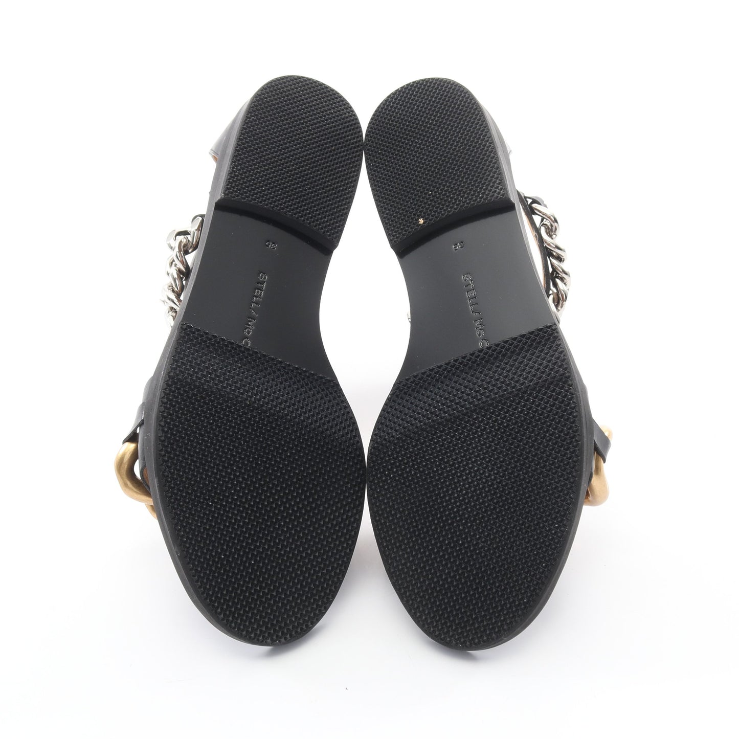 ファラベラ フラット サンダル フェイクレザー ブラック ステラマッカートニー シューズ Stella McCartney