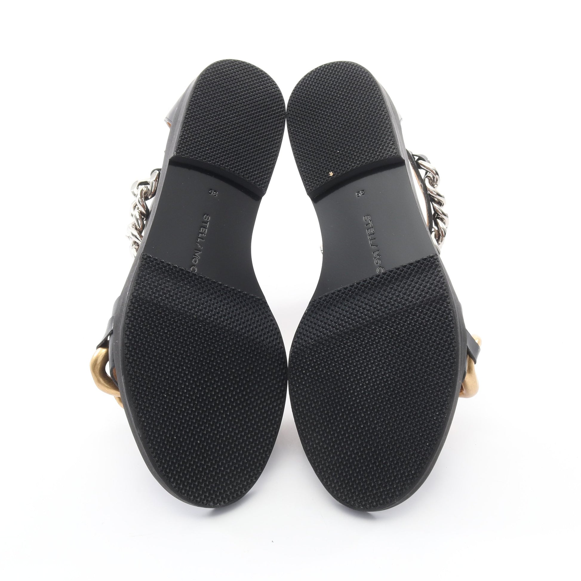 ファラベラ フラット サンダル フェイクレザー ブラック ステラマッカートニー シューズ Stella McCartney