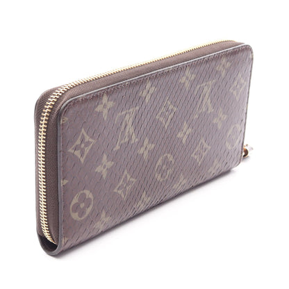 ジッピーウォレット モノグラム ラウンドファスナー長財布 パイソン ブラウン ルイヴィトン 財布・小物 LOUIS VUITTON
