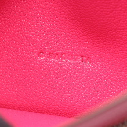 ベアンスフレ フューシャピンク 二つ折り長財布 オーストリッチ ピンクパープル シルバー金具 C刻印 エルメス 財布・小物 HERMES