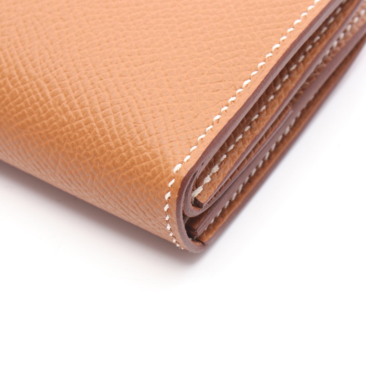 ベアンミニ ゴールド カードケース ヴォーエプソン ブラウン ゴールド金具 G刻印 エルメス 財布・小物 HERMES