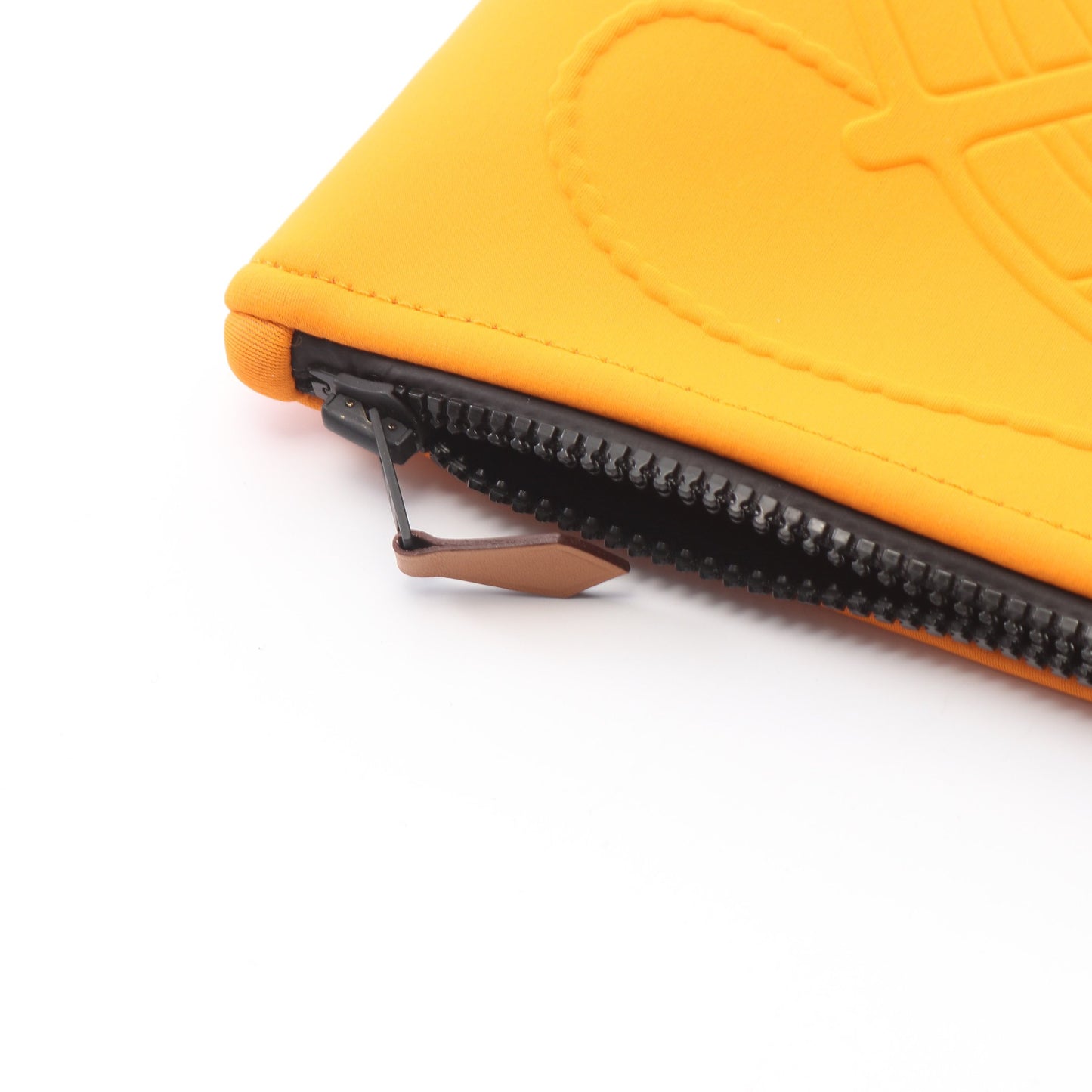 ネオバン タラサMM ブラック金具 ポーチ ネオプレン オレンジ エルメス 財布・小物 HERMES