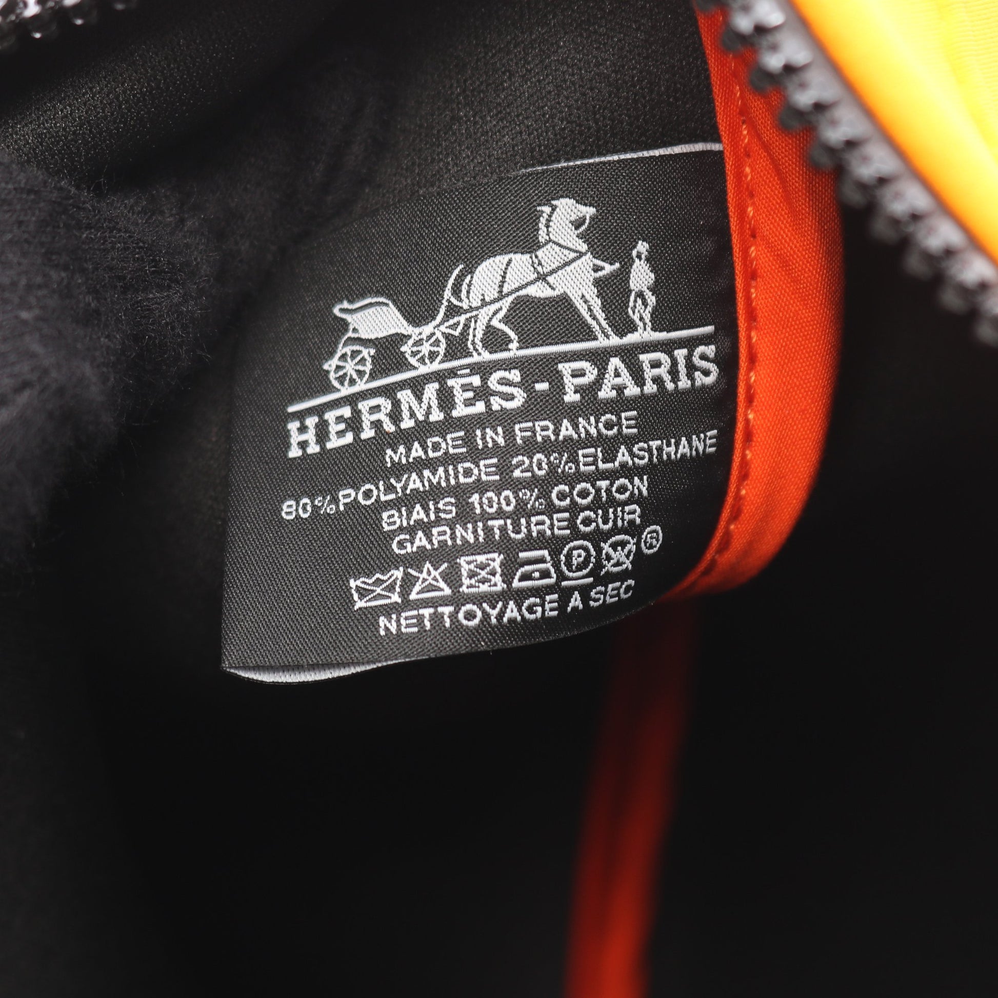 ネオバン タラサMM ブラック金具 ポーチ ネオプレン オレンジ エルメス 財布・小物 HERMES