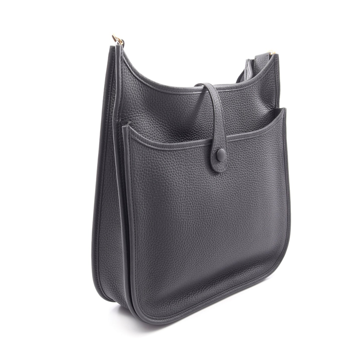 エヴリン 3 トロワ PM ショルダーバッグ トリヨンクレマンス ブラック ゴールド金具 K刻印 エルメス バッグ HERMES
