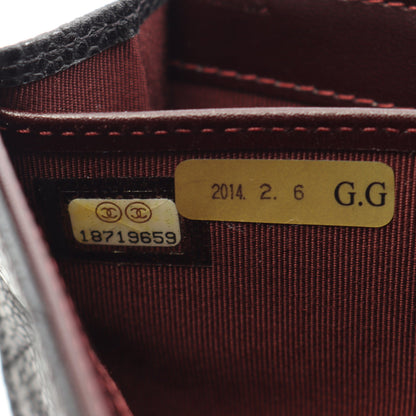 マトラッセ 二つ折り長財布 キャビアスキン ブラック ゴールド金具 シャネル 財布・小物 CHANEL