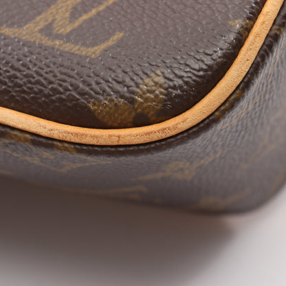 ヴィバシテMM モノグラム ショルダーバッグ PVC レザー ブラウン ルイヴィトン バッグ LOUIS VUITTON