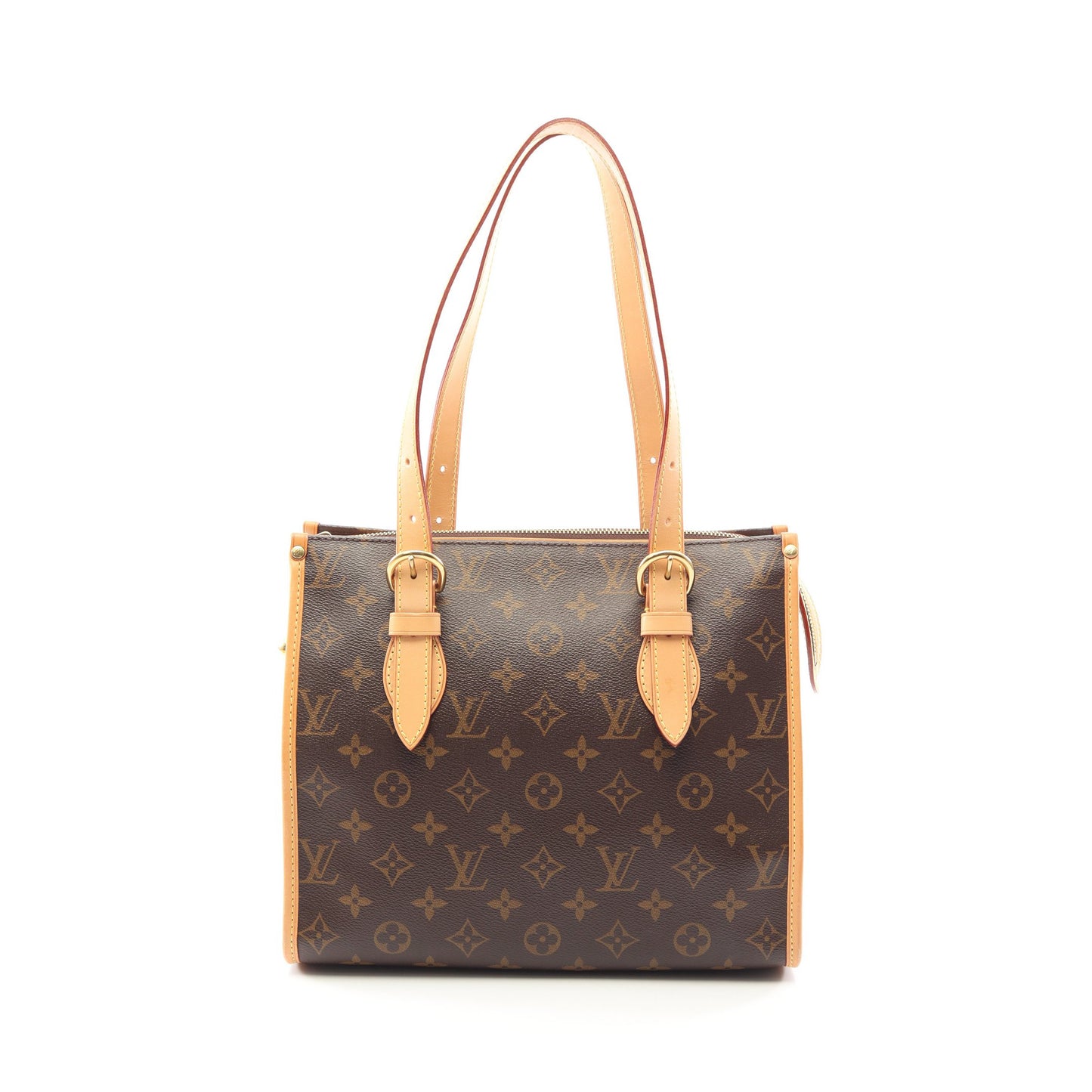 ポパンクール オ モノグラム ショルダーバッグ トートバッグ PVC レザー ブラウン ルイヴィトン バッグ LOUIS VUITTON