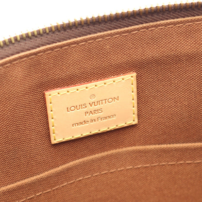 ポパンクール オ モノグラム ショルダーバッグ トートバッグ PVC レザー ブラウン ルイヴィトン バッグ LOUIS VUITTON