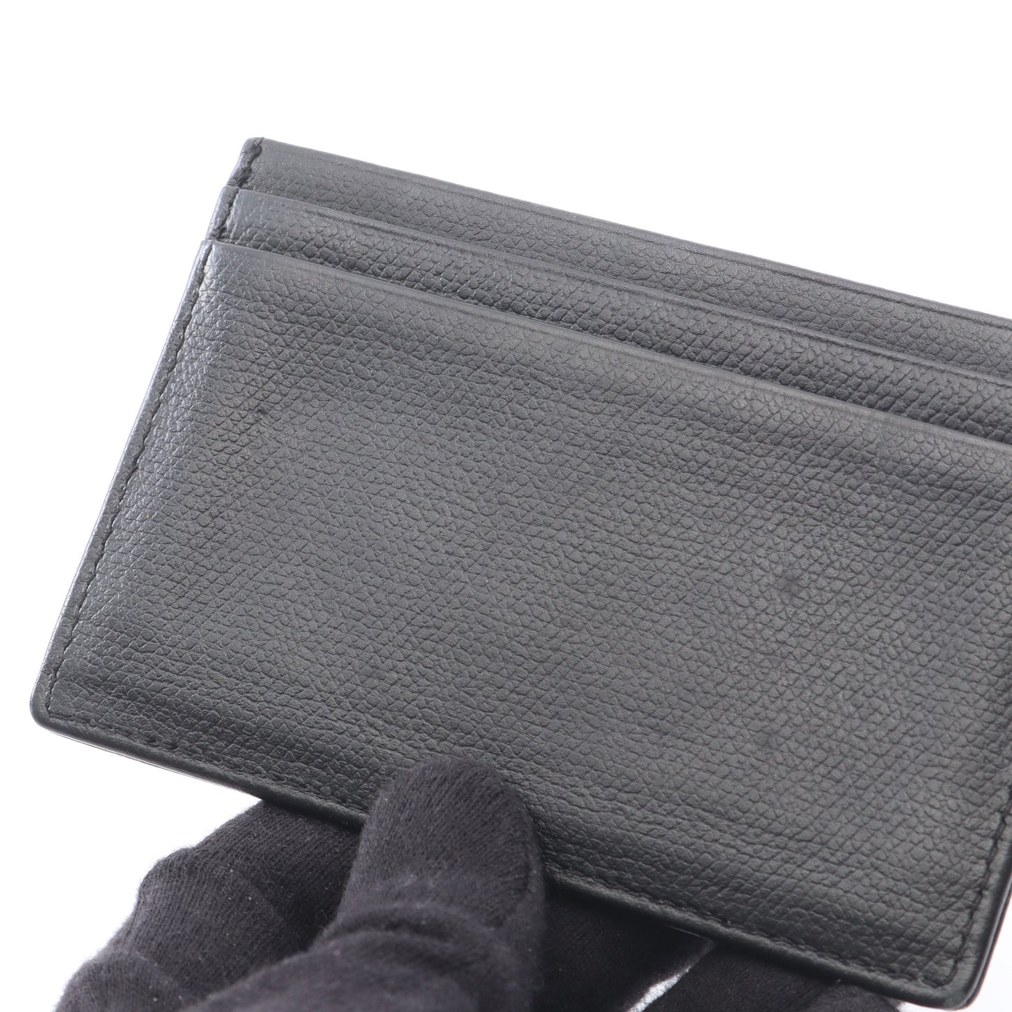 ココボタン カードケース レザー ブラック シャネル 財布・小物 CHANEL