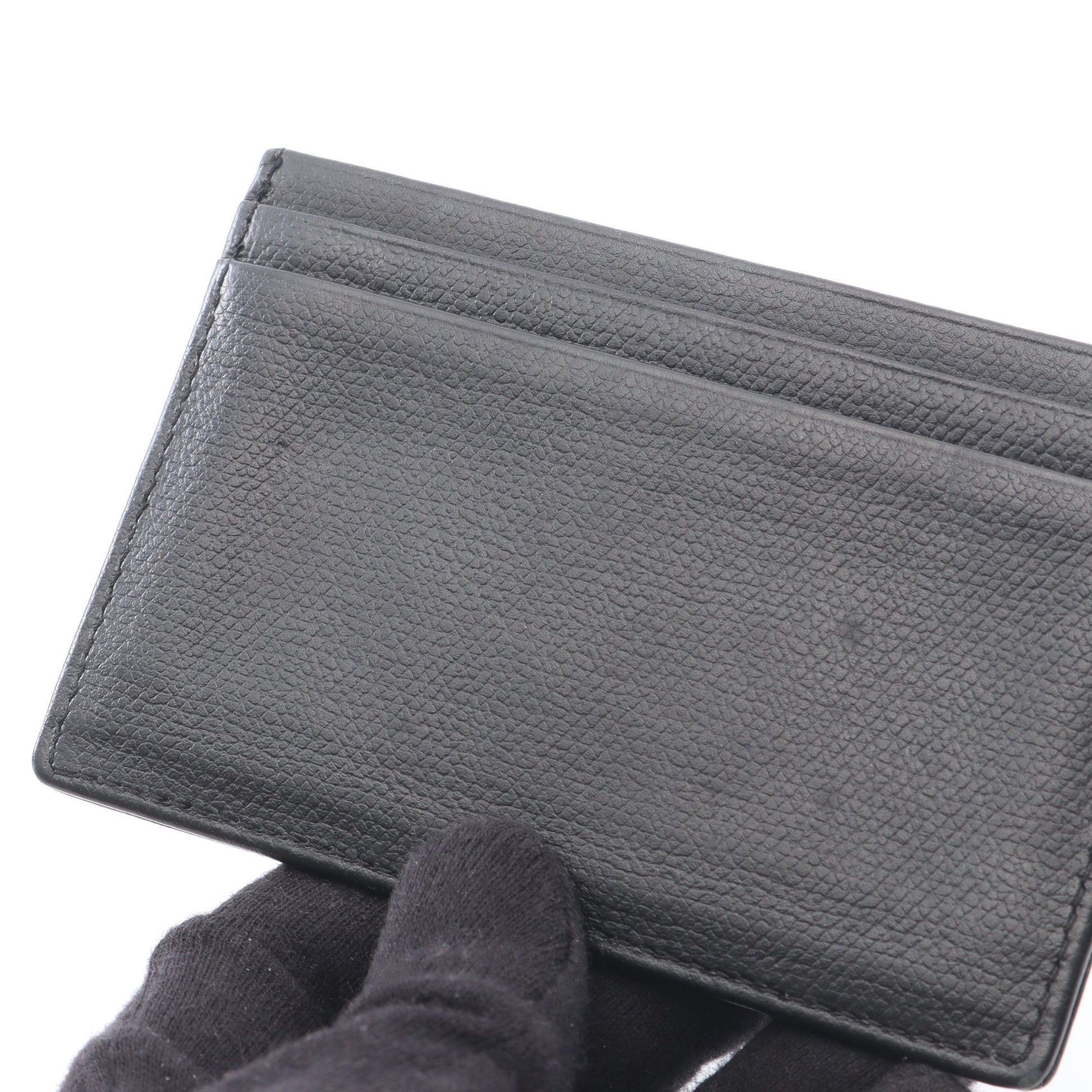 ココボタン カードケース レザー ブラック シャネル 財布・小物 CHANEL