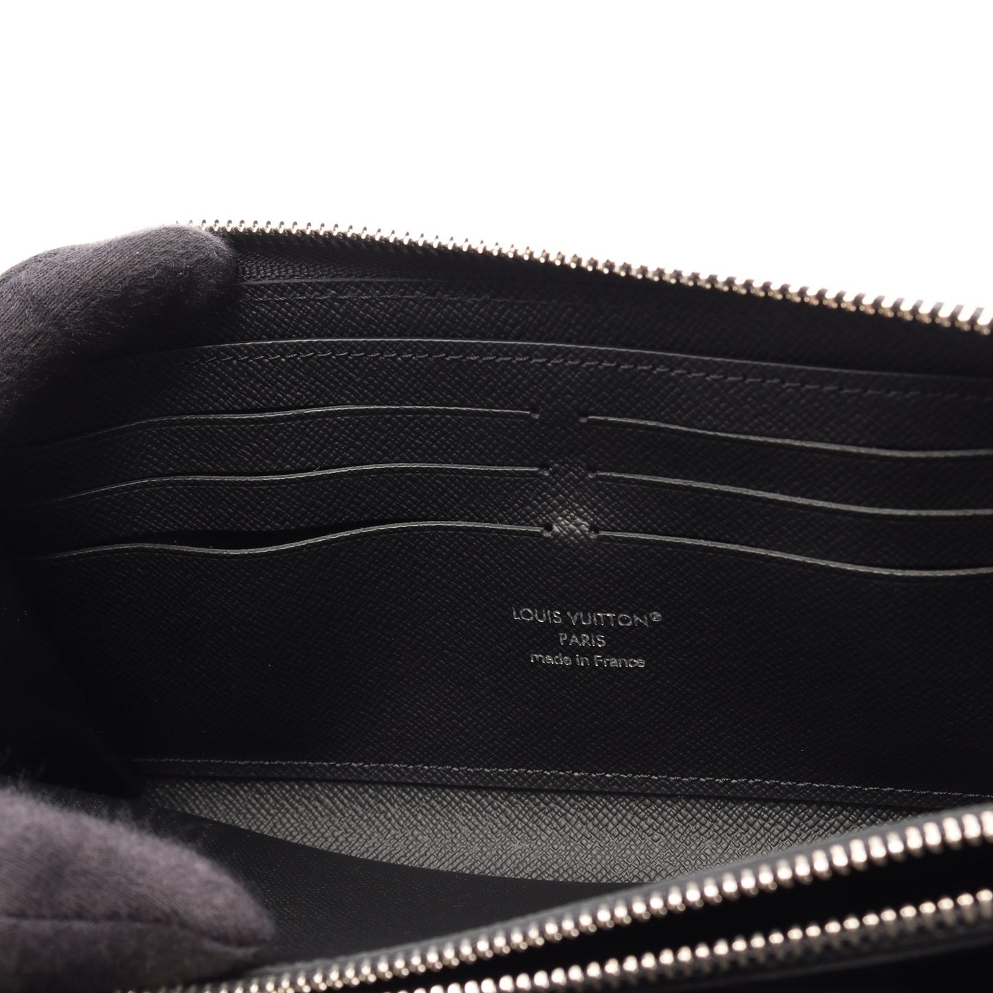 ジッピーウォレット ホリゾンタル タイガ ラウンドファスナー長財布 レザー ブラック ルイヴィトン 財布・小物 LOUIS VUITTON