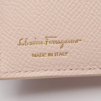 ガンチーニ 二つ折り財布 レザー ライトピンク サルヴァトーレフェラガモ 財布・小物 Salvatore Ferragamo