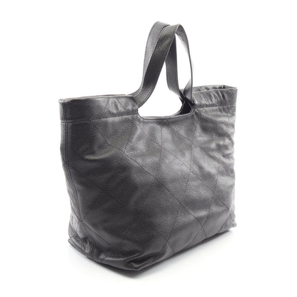 マトラッセ ハンドバッグ トートバッグ ソフトキャビアスキン ブラック ゴールド金具 シャネル バッグ CHANEL