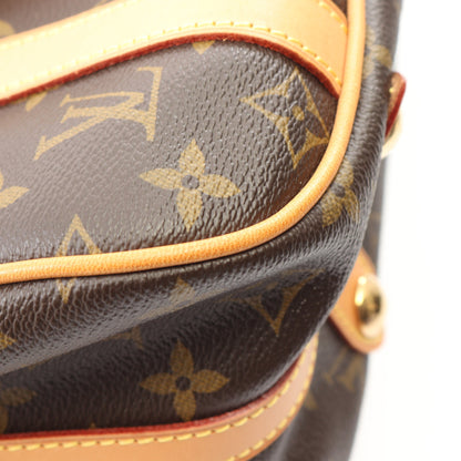 ストレーザPM モノグラム ショルダーバッグ PVC レザー ブラウン ルイヴィトン バッグ LOUIS VUITTON
