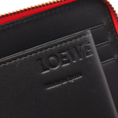 アナグラム L字ファスナー長財布 レザー レッド ロエベ 財布・小物 LOEWE