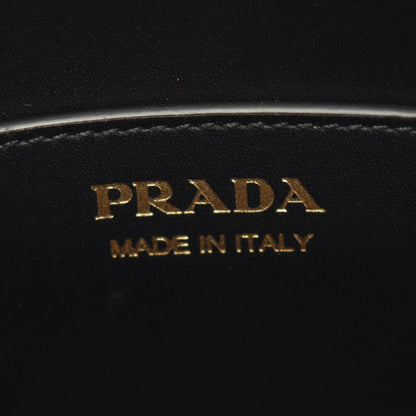 NEW CAL F2WAY ハンドバッグ トートバッグ レザー ブラック プラダ バッグ PRADA