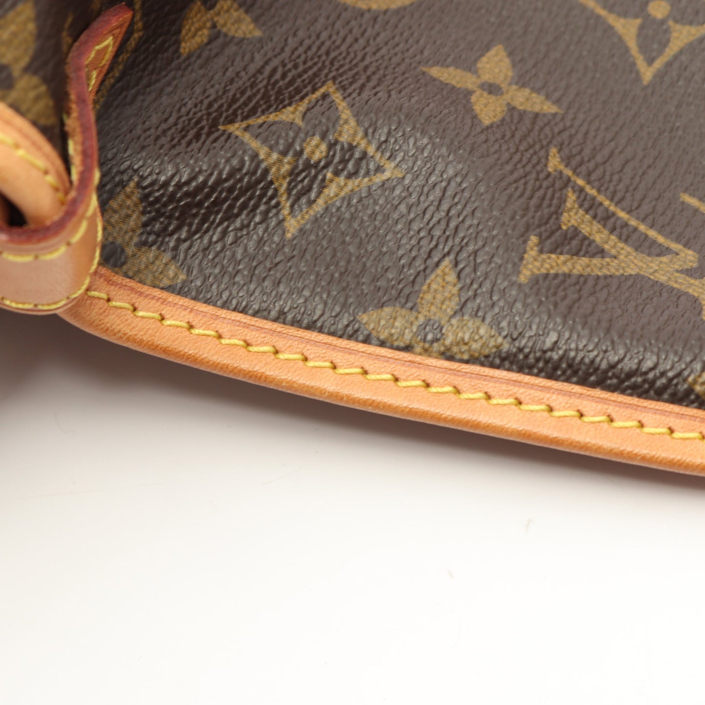 ソミュールMM モノグラム ショルダーバッグ PVC レザー ブラウン ルイヴィトン バッグ LOUIS VUITTON