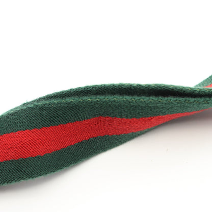 GGキャンバス シェリーライン ショルダーバッグ キャンバス レザー ベージュ ダークブラウン マルチカラー グッチ バッグ GUCCI