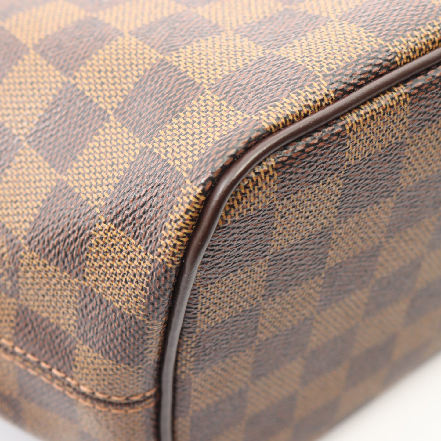 サレヤPM ダミエエベヌ ハンドバッグ トートバッグ PVC レザー ブラウン ルイヴィトン バッグ LOUIS VUITTON