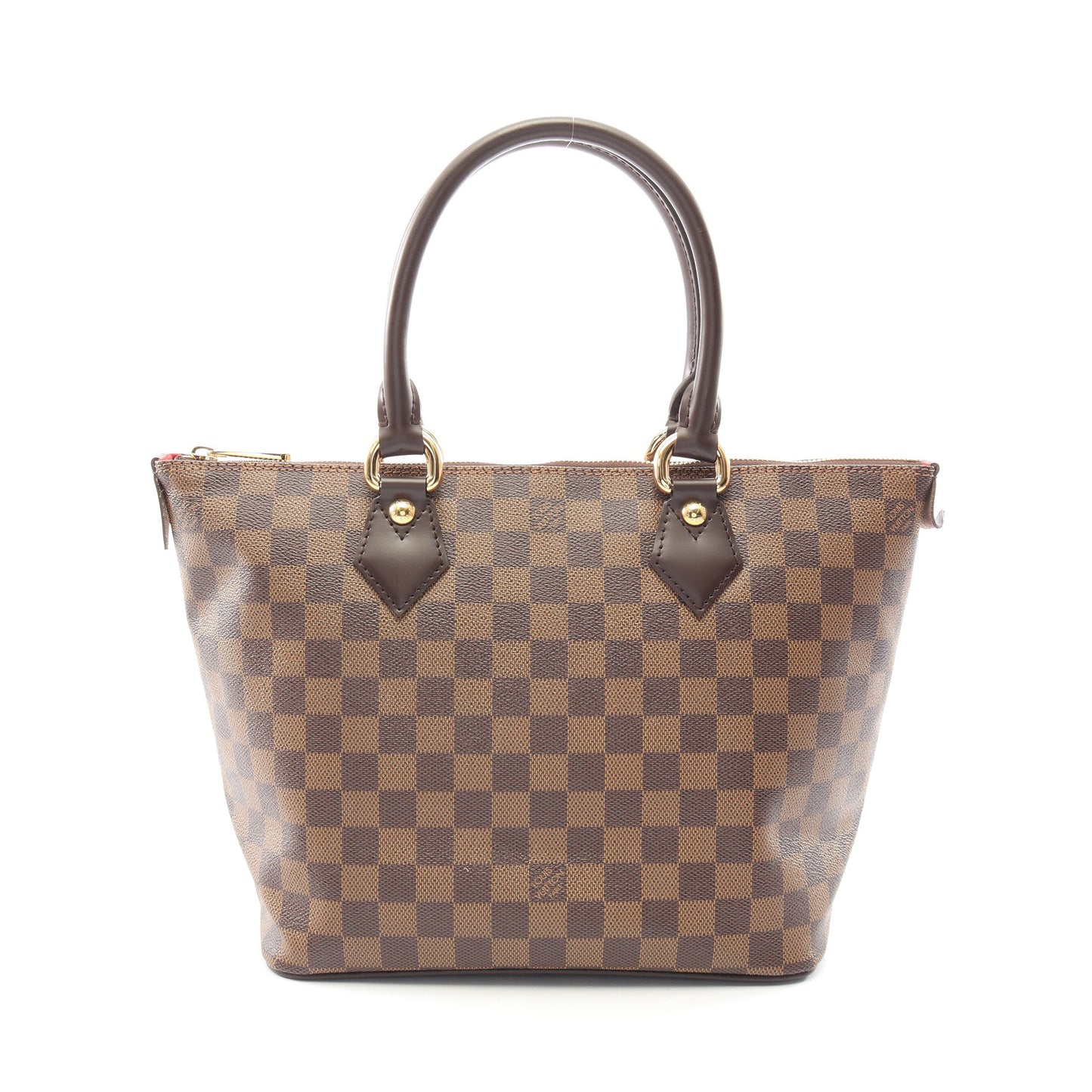 サレヤPM ダミエエベヌ ハンドバッグ トートバッグ PVC レザー ブラウン ルイヴィトン バッグ LOUIS VUITTON
