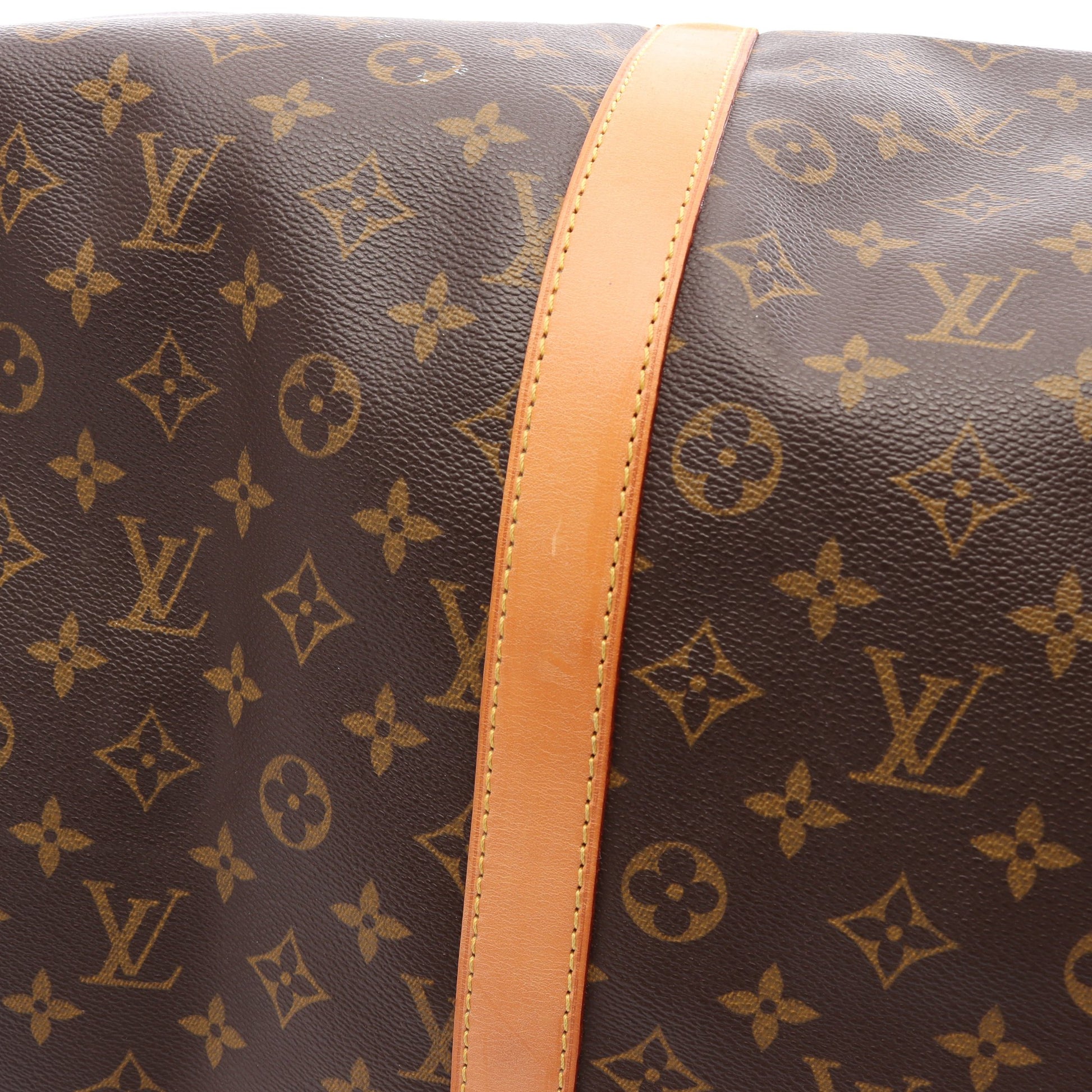 キーポル55 モノグラム ボストンバッグ PVC レザー ブラウン ルイヴィトン バッグ LOUIS VUITTON
