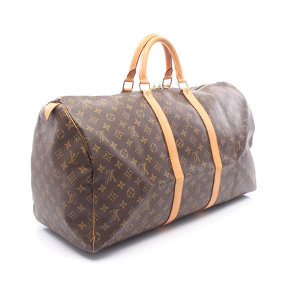 キーポル55 モノグラム ボストンバッグ PVC レザー ブラウン ルイヴィトン バッグ LOUIS VUITTON