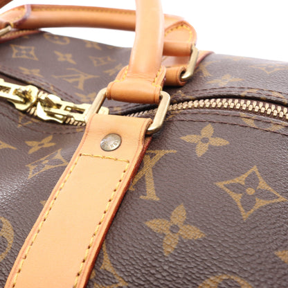 キーポル55 モノグラム ボストンバッグ PVC レザー ブラウン ルイヴィトン バッグ LOUIS VUITTON