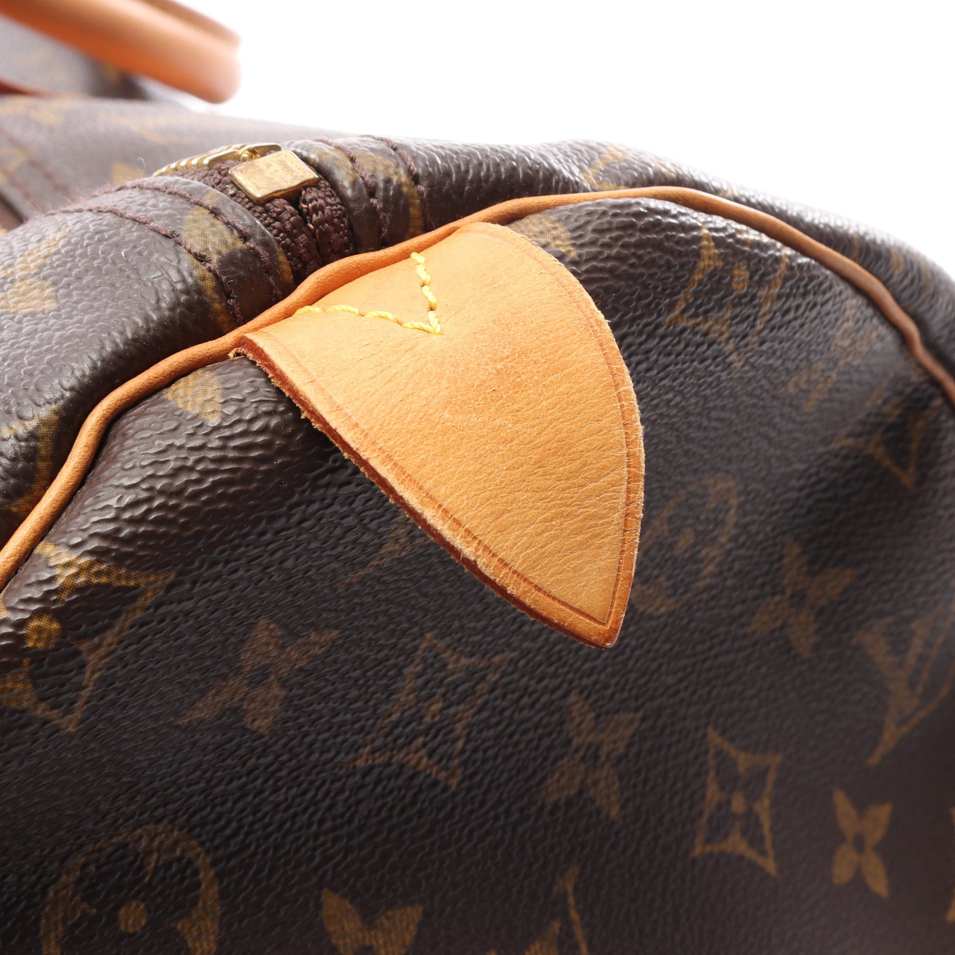 キーポル55 モノグラム ボストンバッグ PVC レザー ブラウン ルイヴィトン バッグ LOUIS VUITTON