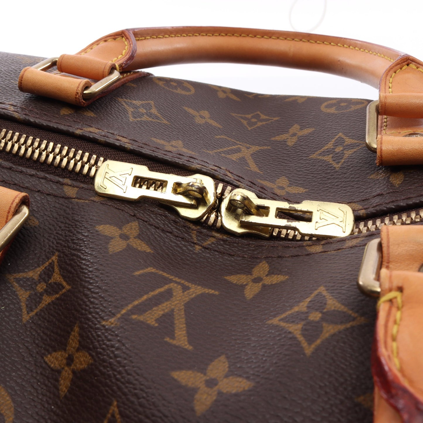 キーポル55 モノグラム ボストンバッグ PVC レザー ブラウン ルイヴィトン バッグ LOUIS VUITTON