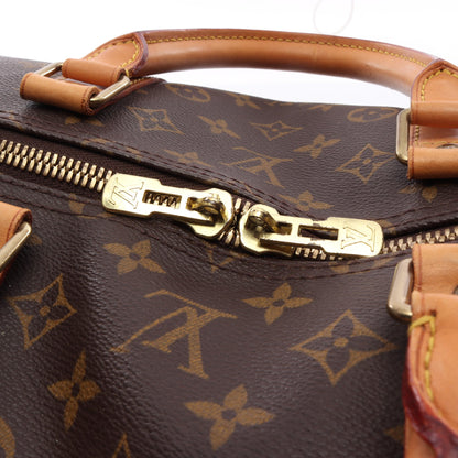 キーポル55 モノグラム ボストンバッグ PVC レザー ブラウン ルイヴィトン バッグ LOUIS VUITTON