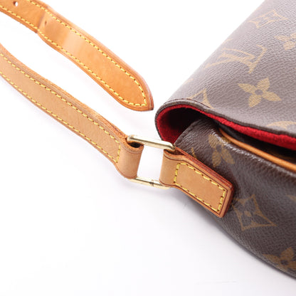 タンブラン モノグラム ショルダーバッグ PVC レザー ブラウン ルイヴィトン バッグ LOUIS VUITTON