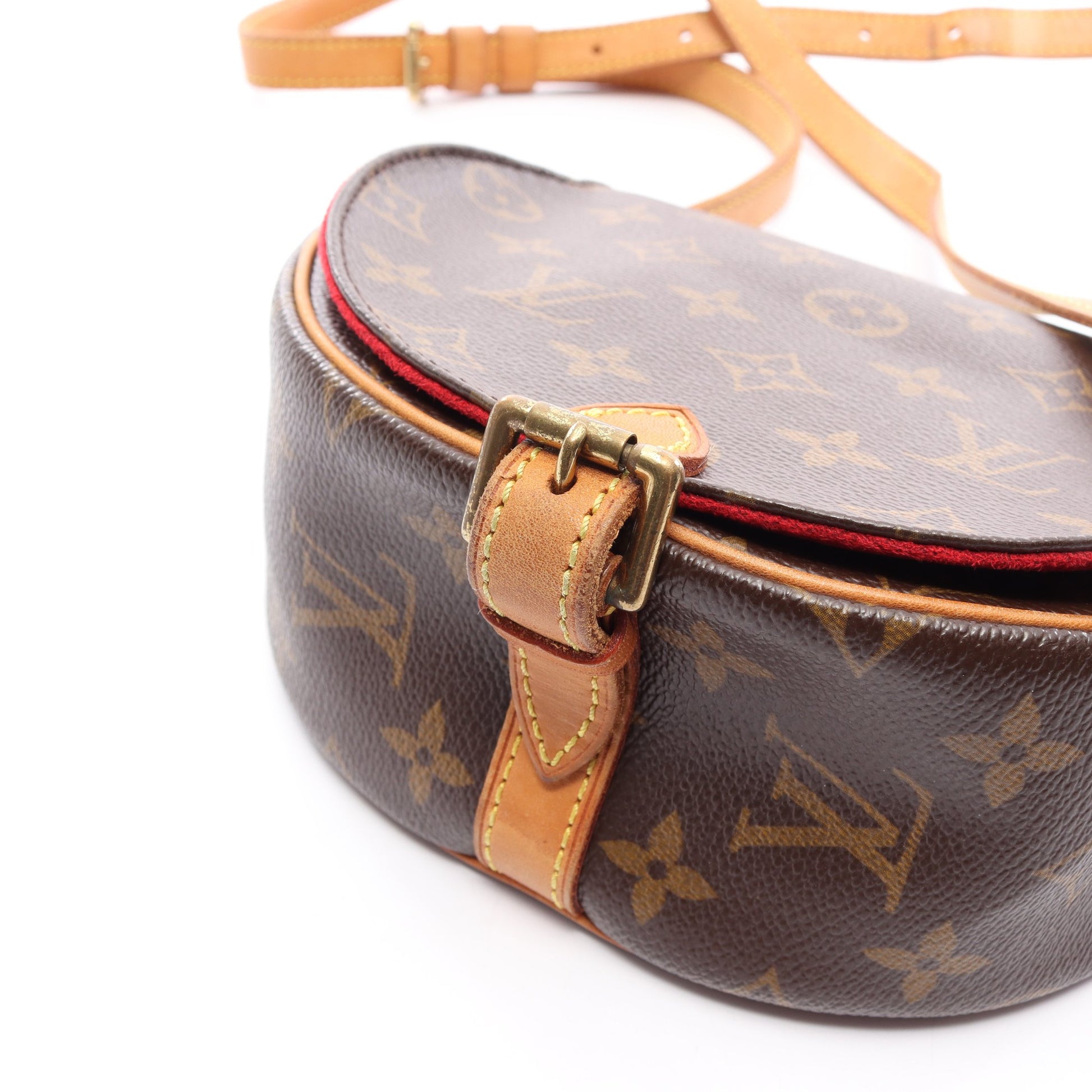 タンブラン モノグラム ショルダーバッグ PVC レザー ブラウン ルイヴィトン バッグ LOUIS VUITTON