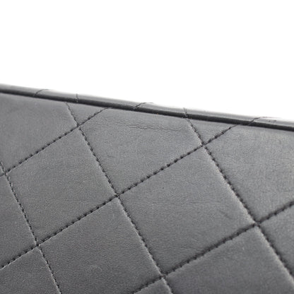 デカマトラッセ34 Wチェーンショルダーバッグ ラムスキン ブラック ゴールド金具 シャネル バッグ CHANEL