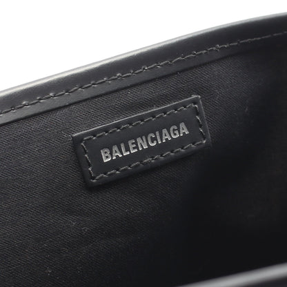 NAVY CABAS S ネイビーカバ ハンドバッグ トートバッグ キャンバス レザー オフホワイト ブラック バレンシアガ バッグ BALENCIAGA