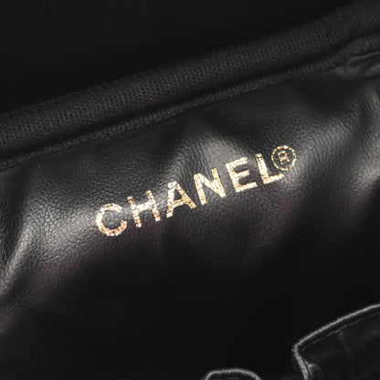 ココマーク ハンドバッグ バニティバッグ キャビアスキン ブラック ゴールド金具 シャネル バッグ CHANEL