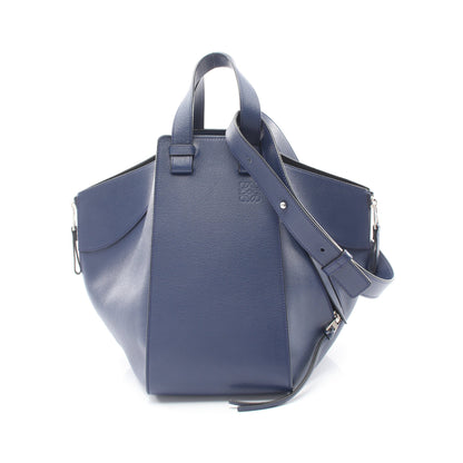 HAMMOCK MEDIUM ハンモック ミディアム 2WAY ハンドバッグ レザー ネイビー ロエベ バッグ LOEWE