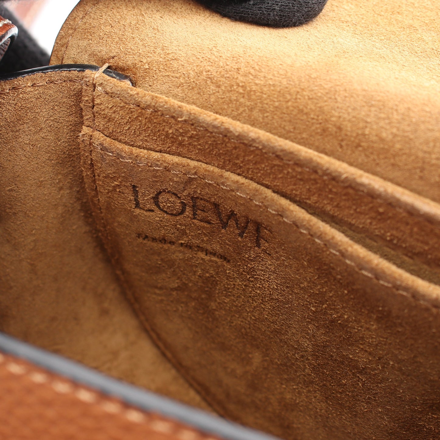 ゲートバッグ ミニ ショルダーバッグ レザー ブラウン ロエベ バッグ LOEWE