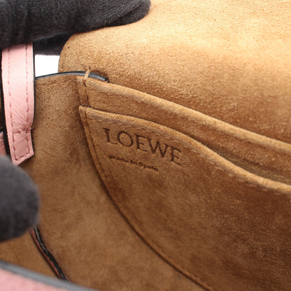 ゲートバッグ ミニ ショルダーバッグ レザー ライトピンク ロエベ バッグ LOEWE