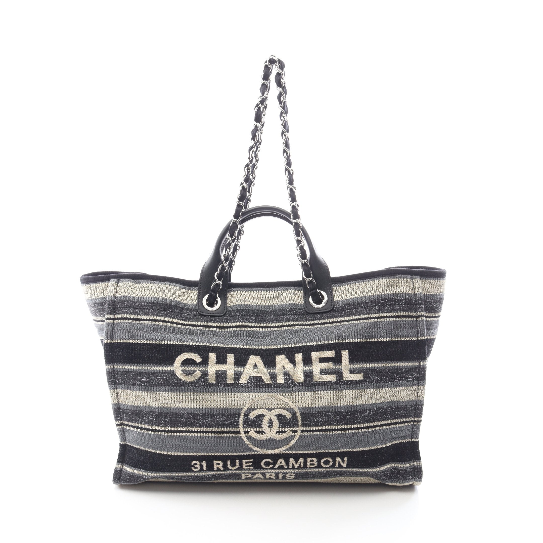 CHANEL ノベルティチェーン2wayトートバッグ　ボーダー 楽天市場】【美品】 シャネル チェーントートバッグ クルーズライン