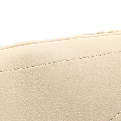編み込み ハンドバッグ レザー ベージュ ロエベ バッグ LOEWE