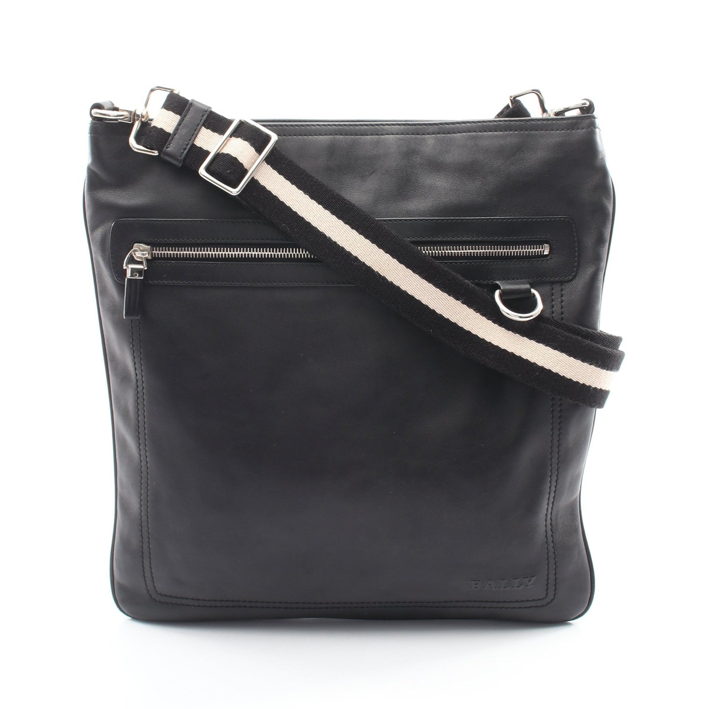 ショルダーバッグ レザー ブラック バリー バッグ BALLY