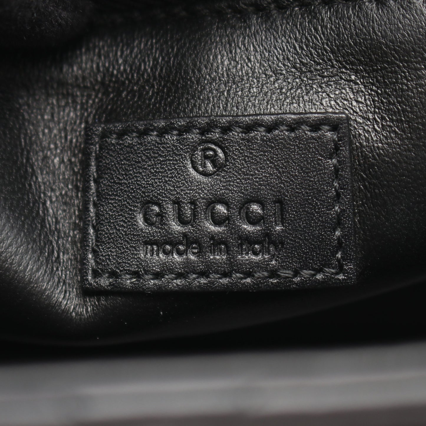 デコ チェーンショルダーバッグ Wチェーンショルダーバッグ レザー ブラック グッチ バッグ GUCCI