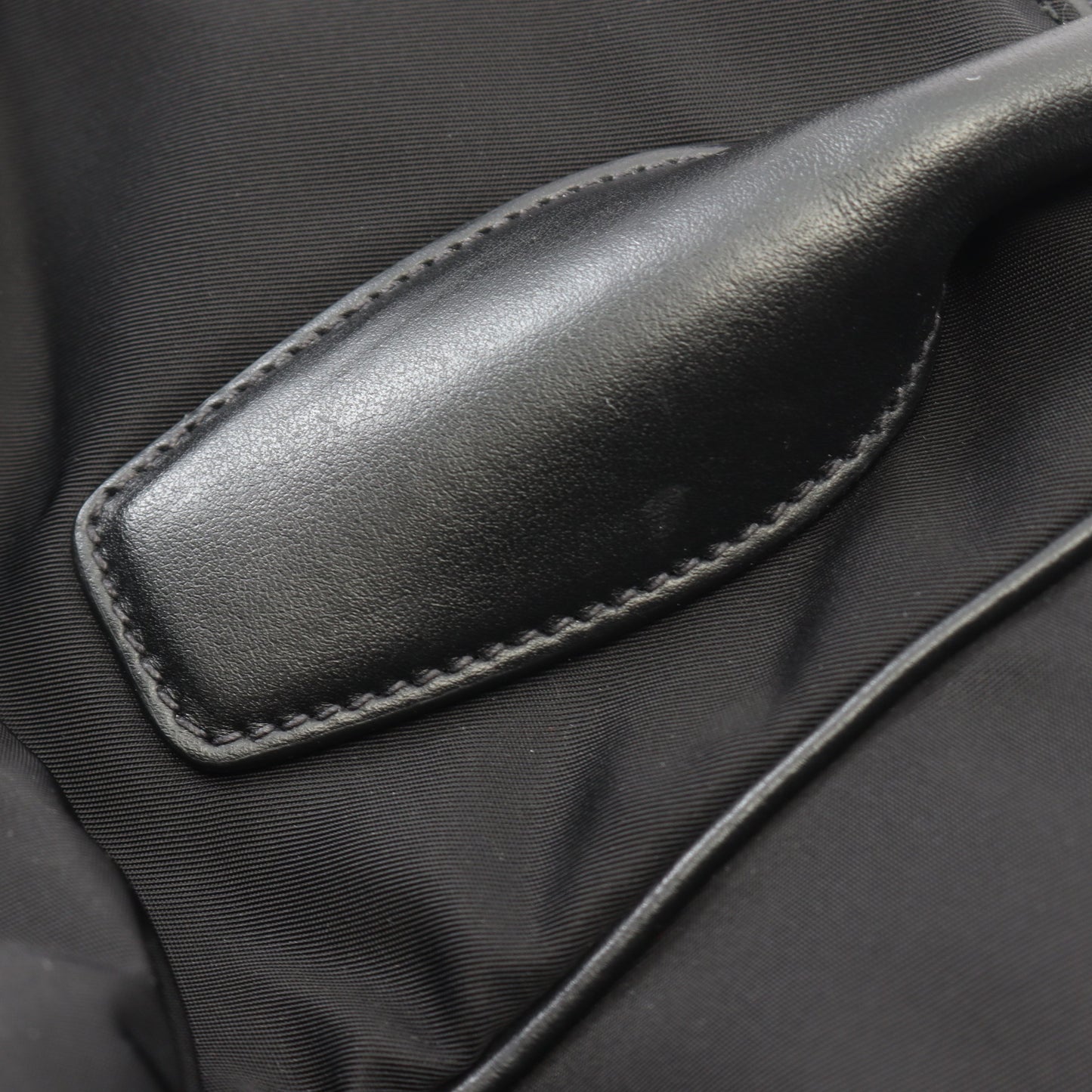 2WAY ハンドバッグ トートバッグ ナイロン レザー ブラック プラダ バッグ PRADA