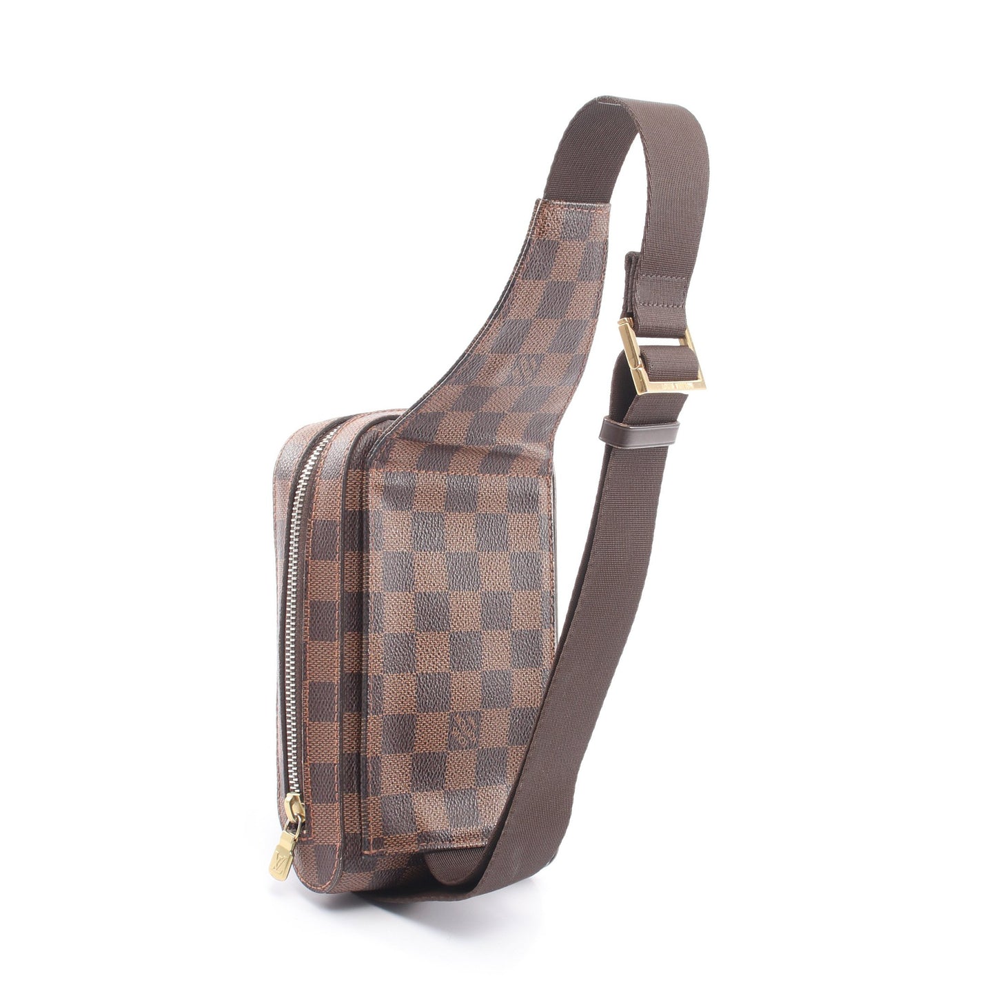 ジェロニモス ダミエエベヌ ボディバッグ PVC ブラウン ルイヴィトン バッグ LOUIS VUITTON