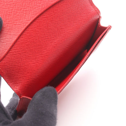 アンヴェロップ カルト ドゥ ヴィジット エピ ルージュ カードケース 名刺入れ レザー レッド ルイヴィトン 財布・小物 LOUIS VUITTON