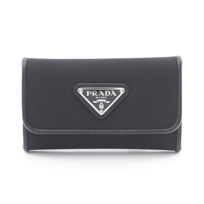 UZO TESSUTO 6連 キーケース ナイロン サフィアーノレザー ブラック プラダ 財布・小物 PRADA
