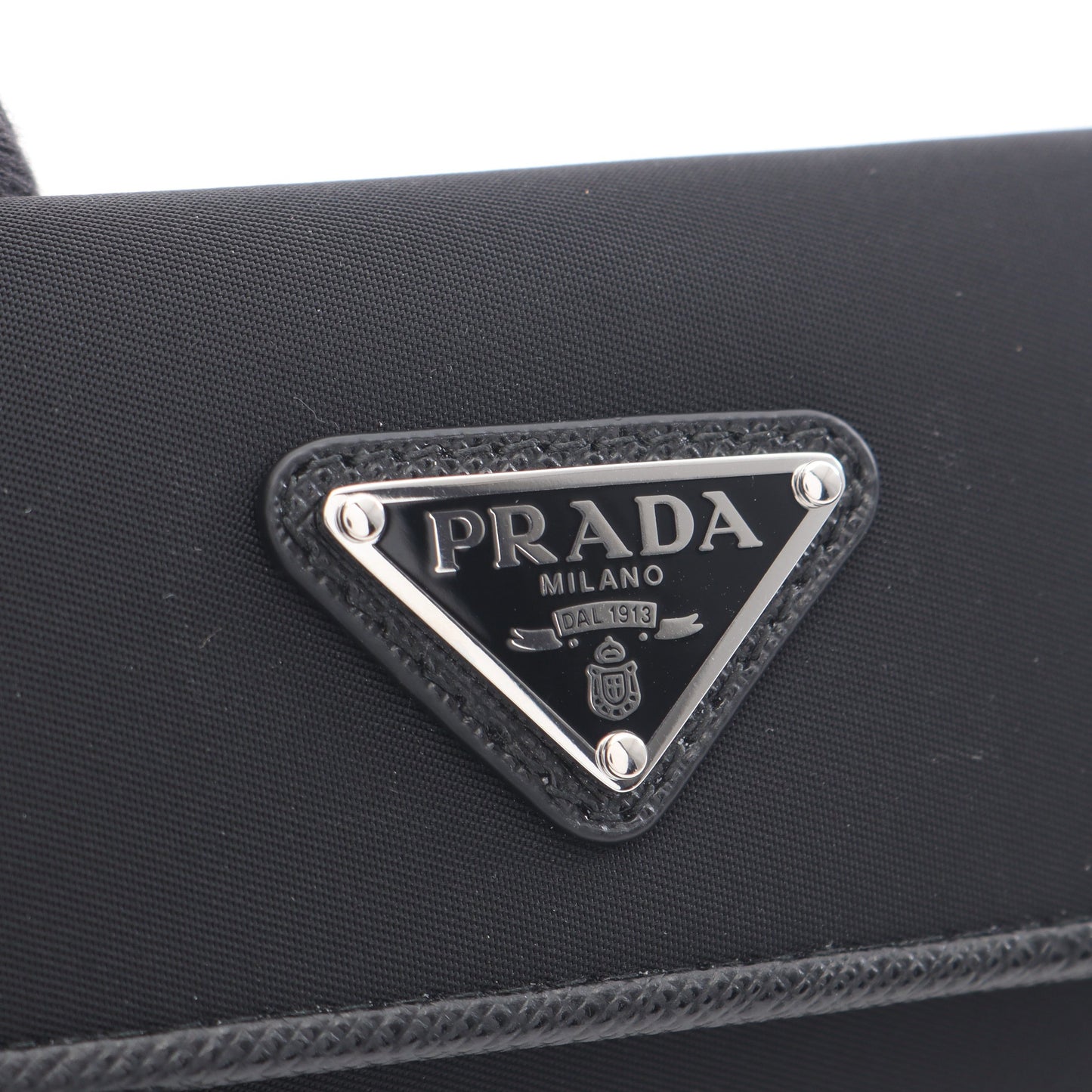 UZO TESSUTO 6連 キーケース ナイロン サフィアーノレザー ブラック プラダ 財布・小物 PRADA